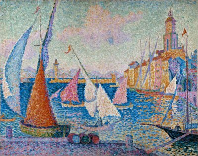 Saint-Tropez, de Kade door Paul Signac